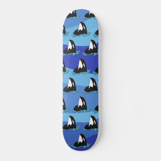 Orca Killer Whale Skateboard (Voorkant)