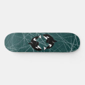 Orca Killer Whale Skateboard (Horizontaal)