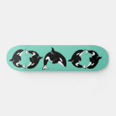 Orca Killer Whale Skateboard (Horizontaal)