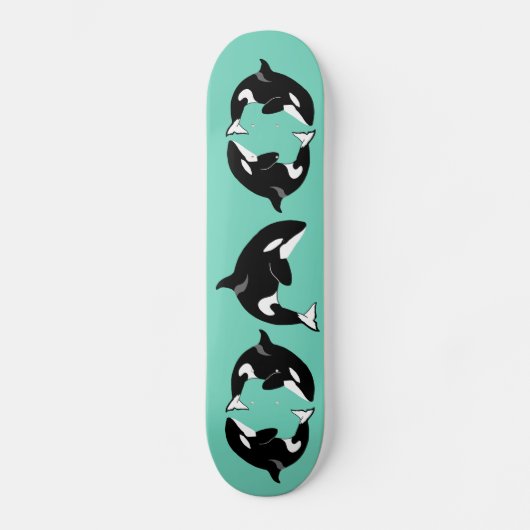 Orca Killer Whale Skateboard (Voorkant)