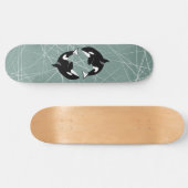 Orca Killer Whale Skateboard (Horizontaal)
