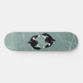 Orca Killer Whale Skateboard (Horizontaal)