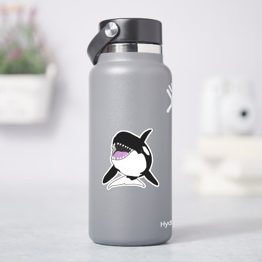 Orca Killer Whale Sticker (HydroFlask)
