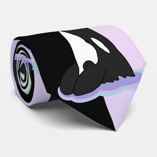 Orca Killer Whale Stropdas (Opgerold)