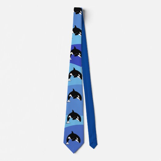Orca Killer Whale Stropdas (Voorkant)