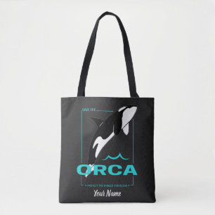 Orca Killer Whale voor een meisje dat gewoon van O Draagtas