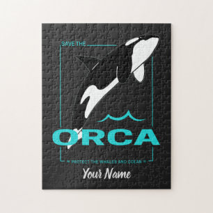 Orca Killer Whale voor een meisje dat gewoon van O Legpuzzel