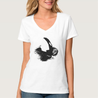 Orca "killerwalvis" shirt - Wit