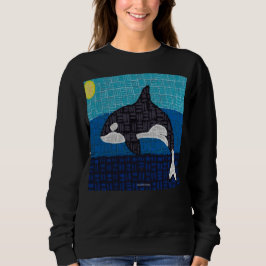 Orca (levendig) - Dames sweatshirt