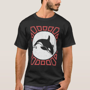 Orca Lover  Retro Style Animal T-shirt