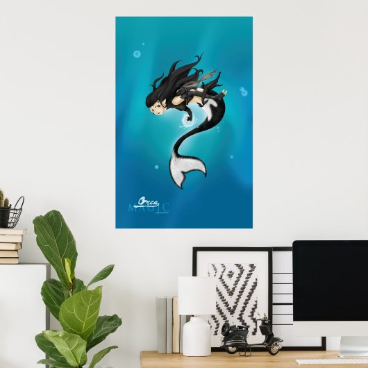Orca Magic Poster (Thuiskantoor)