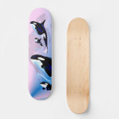 Orca Mam en Baby Skateboard (Voorkant)