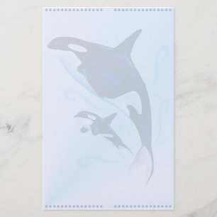 Orca Mam en Baby Stationery Briefpapier