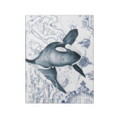 Orca Map Blue Notitieblok (Gedraaid)