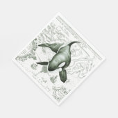 Orca Map Green Servetten (Hoek)