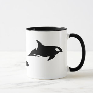 Orca Moeder en Twee Kalveren Mok
