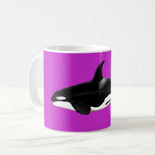 Orca mok op roze