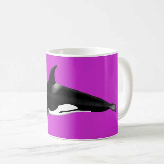 Orca Mug en rose (Devant droit)