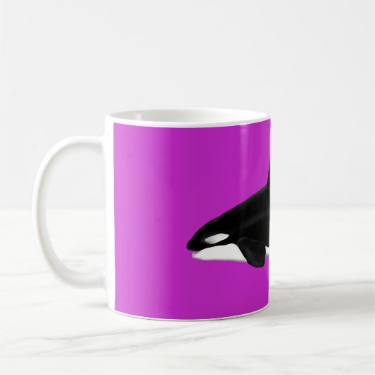 Orca Mug en rose (Gauche)