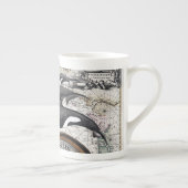 Orca Nautical Compass Porselein Kop (Rechts)