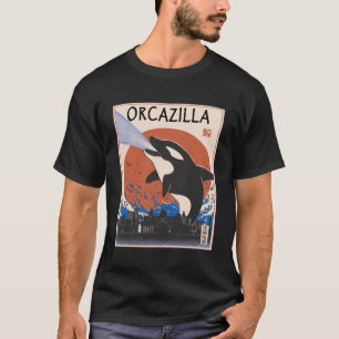 Orca Orcazilla Whale Cadeau Leuke Walvis T-shirt