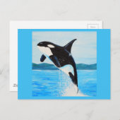 Orca Painting Briefkaart (Voorkant / Achterkant)