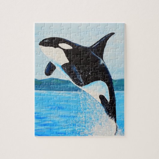 Orca Painting Legpuzzel (Verticaal)