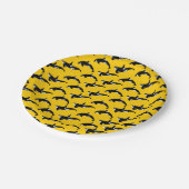 Orca Pattern: Geel Papieren Bordje (Gekanteld)