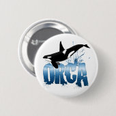 ORCA RONDE BUTTON 5,7 CM (Voorkant /achterkant)