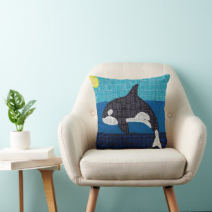 Orca (simple) - Coussin décoratif