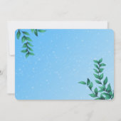 Orca Snow Wereldbol Birthday-uitnodigingen Kaart (Achterkant)