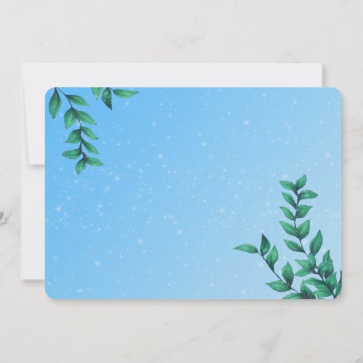 Orca Snow Wereldbol Birthday-uitnodigingen Kaart (Achterkant)