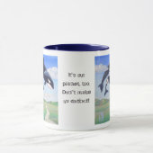 Orca Spirits "C'est ma planète aussi" Mug (Centre)