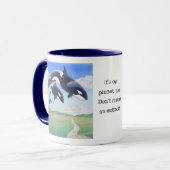 Orca Spirits "Dit is ook mijn planeet" Mok (Voorkant links)