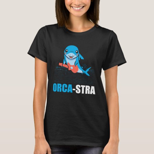 Orca-stra Ocean Orca Sea Mamal Lover T-shirt (Voorkant)