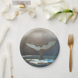 Orca Tail Papieren Bordje