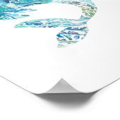 Orca Tattoo met Ocean Waves Poster (Hoek)