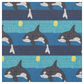 Orca - Tissu de coton peigné (Fermer)
