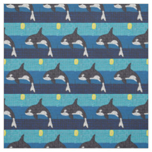 Orca - Tissu de coton peigné