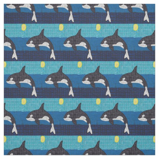 Orca - Tissu de coton peigné (Échantillon)