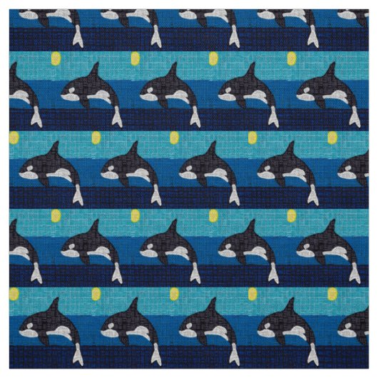 Orca - Tissu Popeline de Polyester (Échantillon)