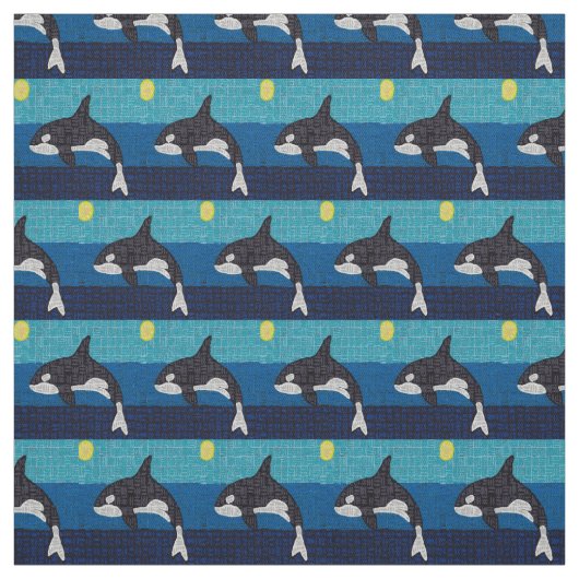 Orca - Tissu Sergé de Coton (Échantillon)