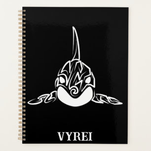 Orca tribale noire et blanche
