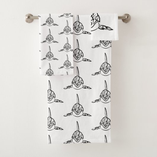 Orca tribale noire et blanche (En situation)