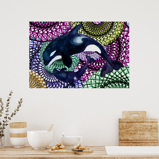 Orca Tribe Poster (Keuken)