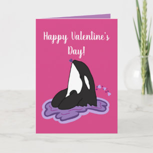 Orca Valentijnsdag Card Kaart