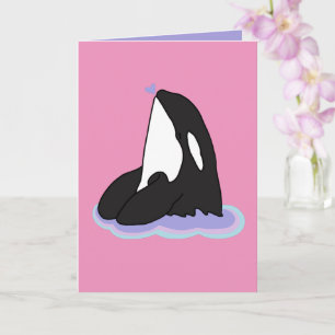 Orca Valentijnsdag Kaart