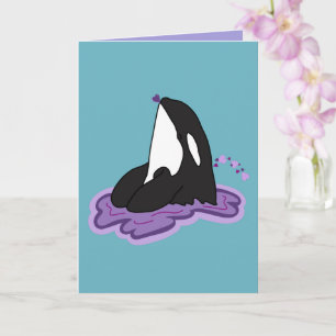 Orca Valentijnsdag Kaart