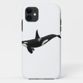 Orca walale illustratie - Kies achtergrondkleur Case-Mate iPhone Case (Achterkant)