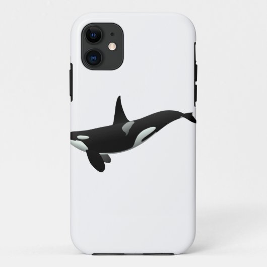 Orca walale illustratie - Kies achtergrondkleur Case-Mate iPhone Case (Achterkant)